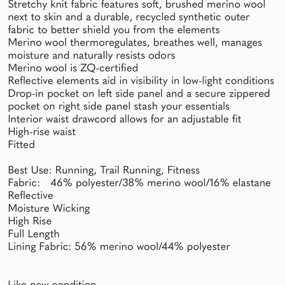 Smartwool Cold weather leggings - Picture 14 of 14